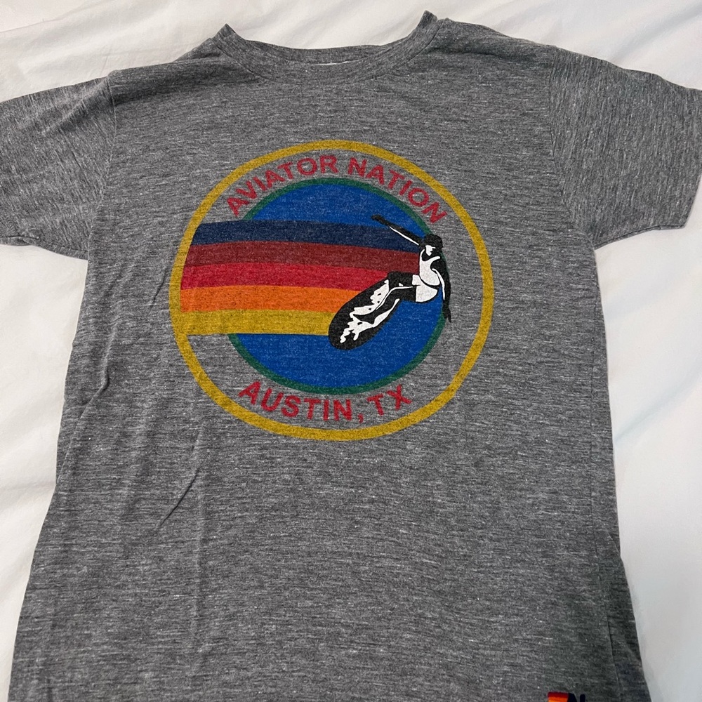 AviatorNation Kids Grey Tshirt
